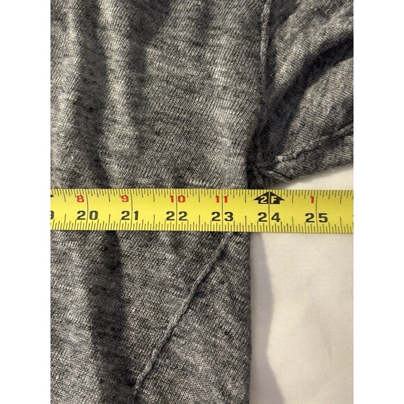 EILEEN FISHER Blue Delave Linen Lightweight Sheer Pullover Sweater XL Asymmetric - Picture 10 of 10